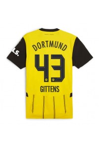 Borussia Dortmund Jamie Bynoe-Gittens #43 Voetbaltruitje Thuis tenue 2024-25 Korte Mouw